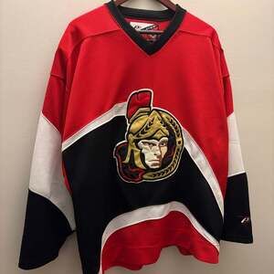 Vintage Ottawa Senators NHL Mesh Jersey Red Pro Player Size XL